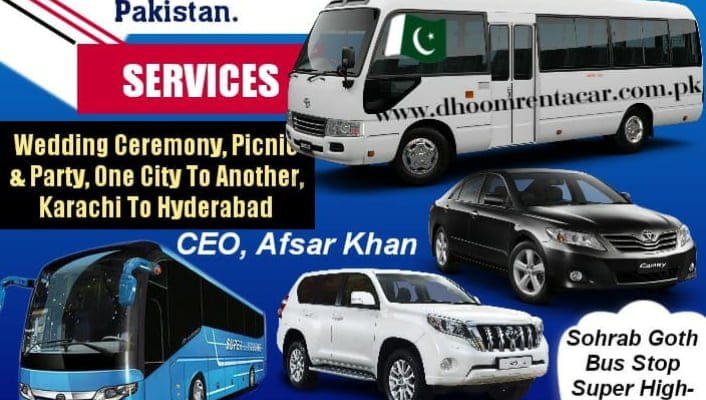 Dhoom rent a car karachi