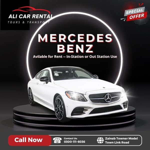 Ali Rent A Car – Self Drive &amp; With Driver Car Rental in Lahore