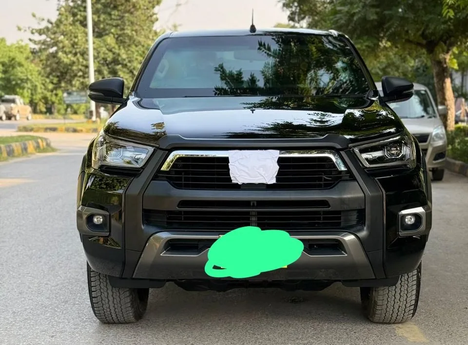 Bulletproof Toyota Revo car rental in Lahore