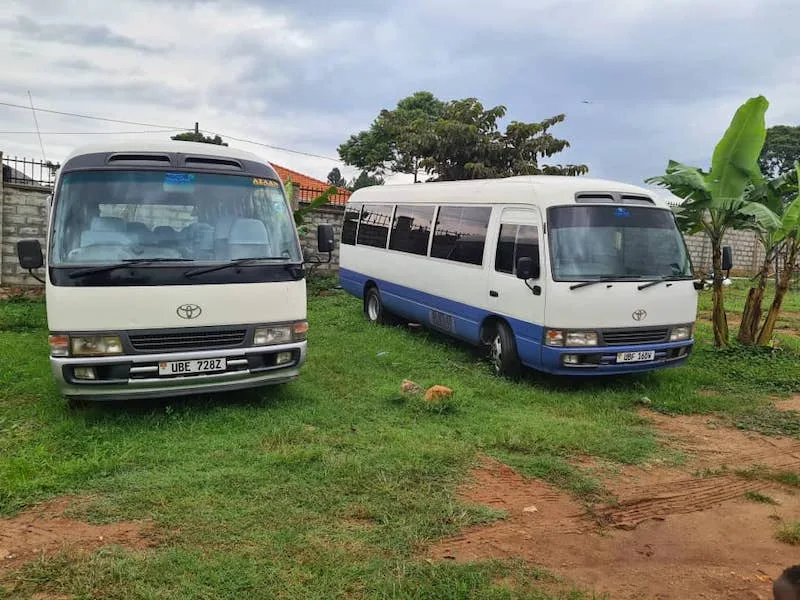 Coaster Bus car rental in Kampala