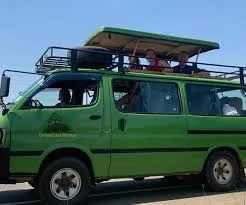 Safari van car rental in Entebbe