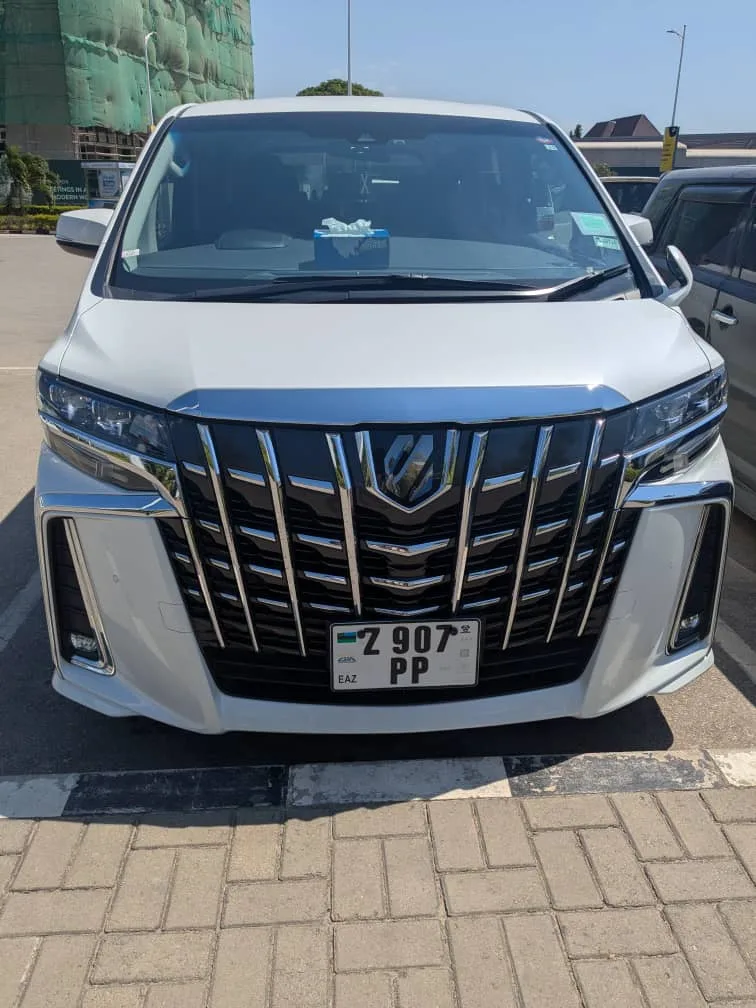 Toyota Alphard for Rent in Zanzibar car rental in Zanzibar