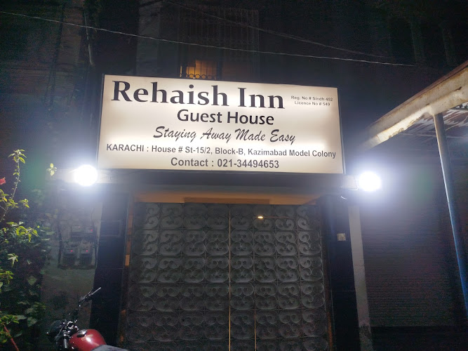 Rehaish Inn Model Colony in Karachi