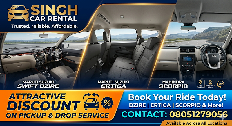 Singh Car Rental-Taxi Service ! Car Hire For Airport ! Car Hire For Railway Station ! Car Hire For Wedding ! rental in Muzaffarpur, Dumari