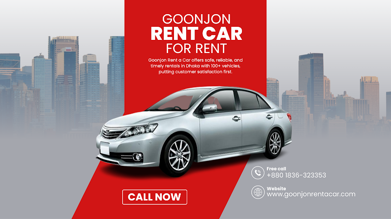 Goonjon Rent a Car rental in Dhaka