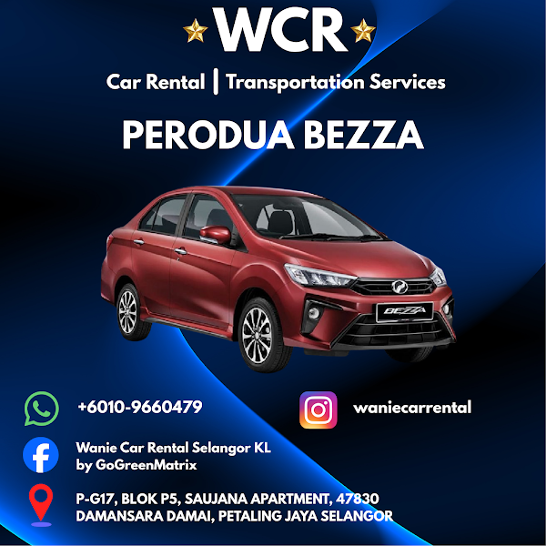 Wanie Car Rental by GoGreenMatrix rental in Petaling Jaya
