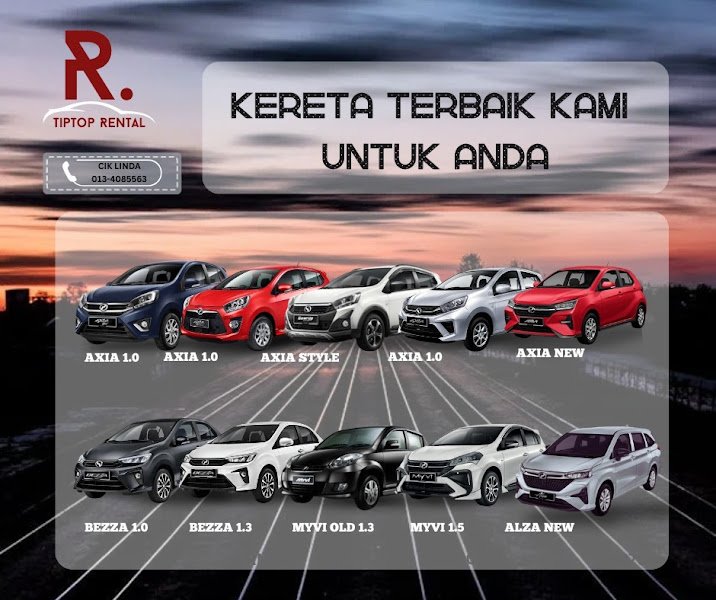 Tiptop Car Rental rental in Batu Gajah