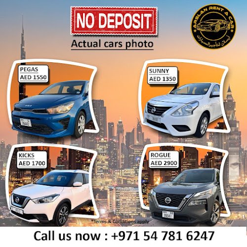 Arslan Rent A Car - Car Rental Without Deposit car rental in Dubai