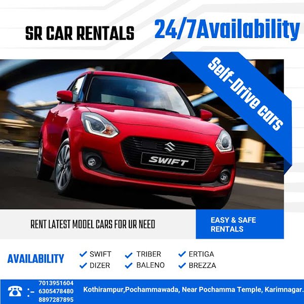 SR Car Rental agency rental in Karimnagar