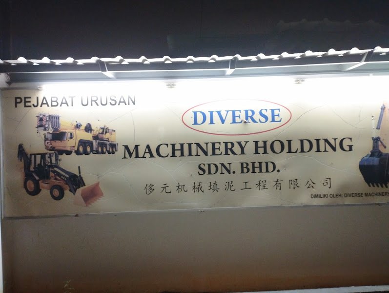 Diverse Mechinary Earthworks snd bhd. rental in Johor Bahru