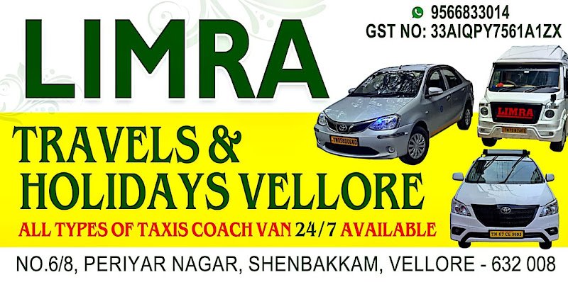 LIMRA TRAVELS &amp; HOLIDAYS VELLORE rental in Vellore