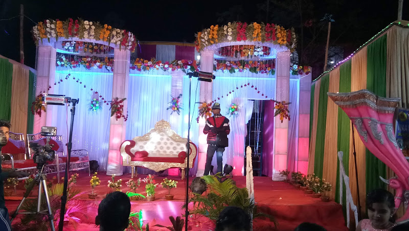 Maa sarala flower decoration wedding venue