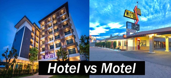 What is the difference among Hotel, Guest House, Motel and Resort